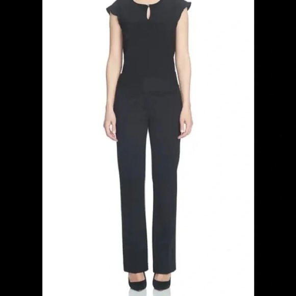 CeCe Pants - CeCe by Cynthia Steffe Crepe Straight Leg Pants